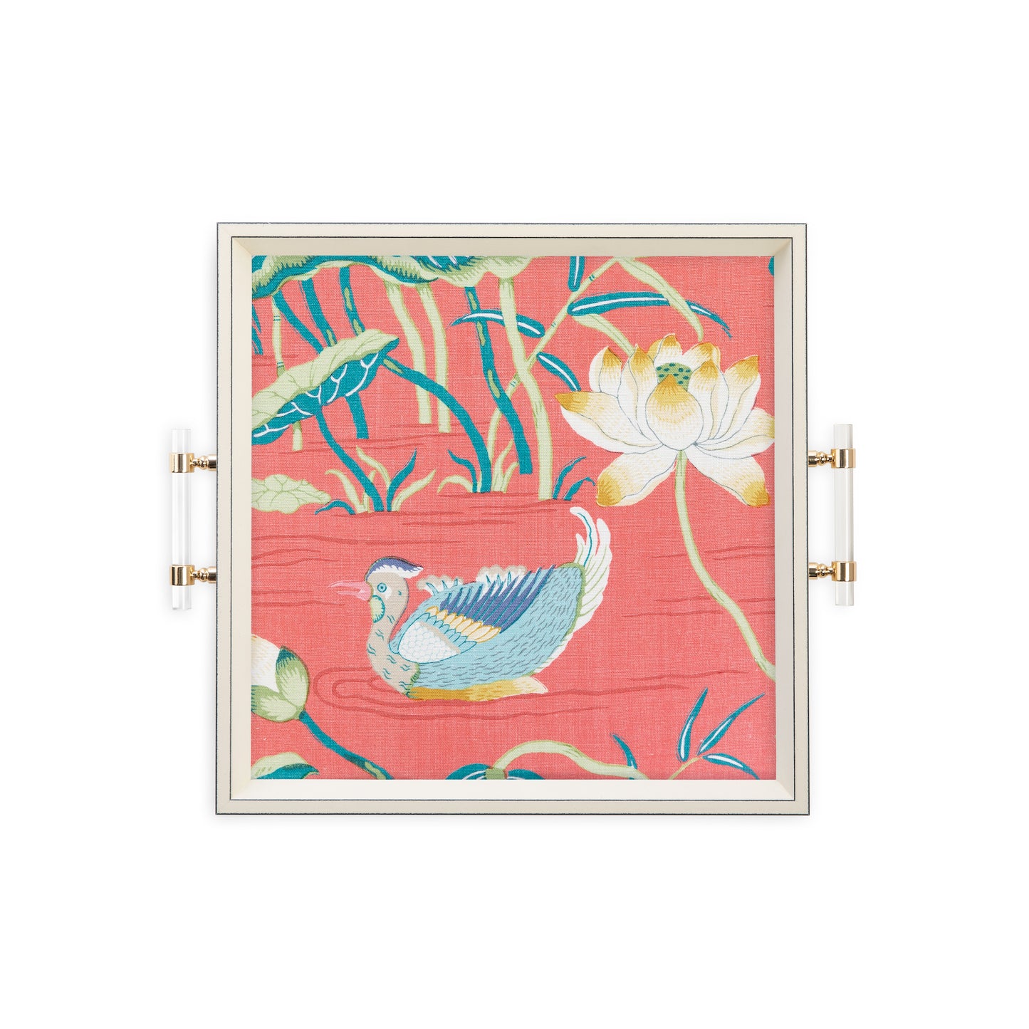 Lotus Garden (Red) – Square