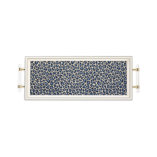 Dark Blue Leopard Print – Cosmetic