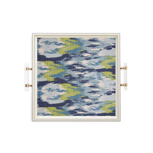 Cool Ikat – Square